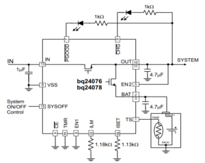 BQ24078 schematic