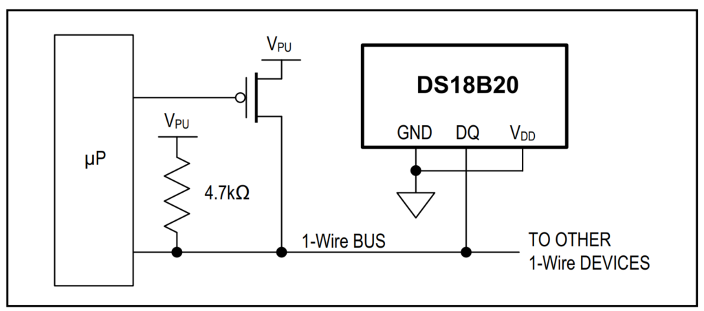 DS18B20 parasite power