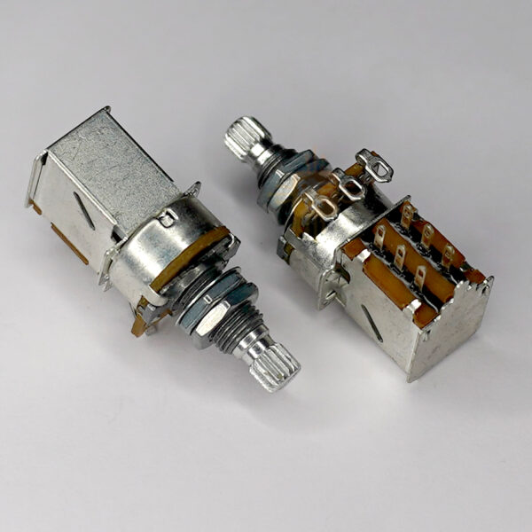 Alpha push pull B500K Linear pot Split shaft dual Potentiometers for guitar