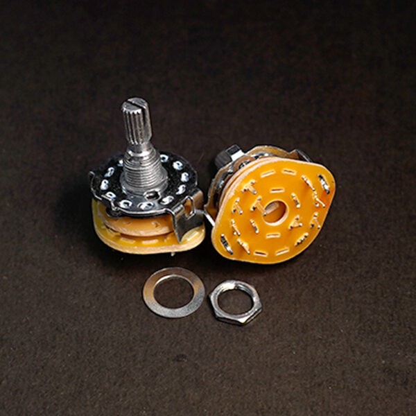 2 Pole 4 Way Rotary Switch SR2512F